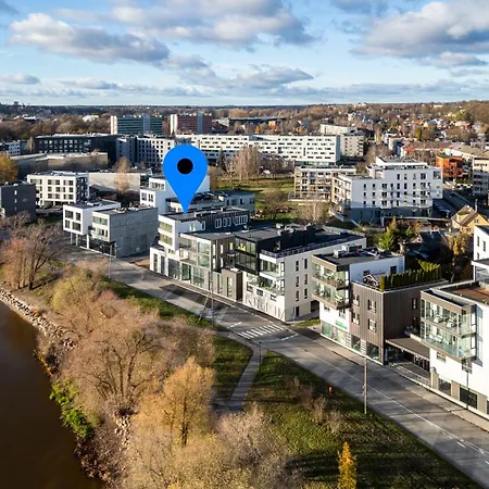 Apartman F-apartments - Center With Fireplace, Contactless Tartu